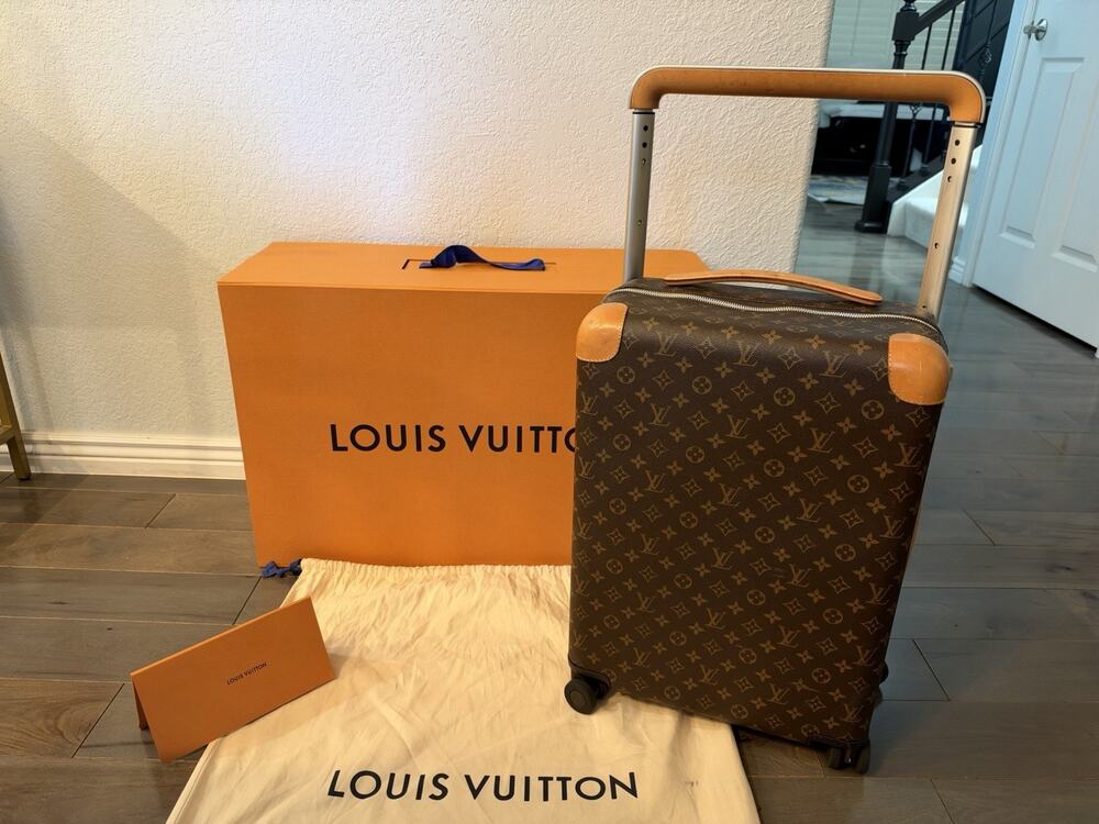 AUTHENTIC LOUIS VUITTON HORIZON 55 MONOGRAM ROLLING LUGGAGE M13767